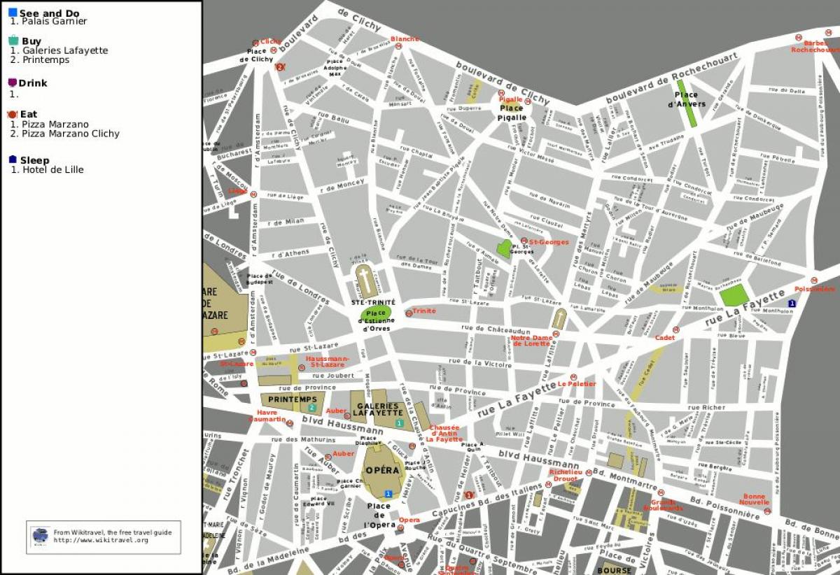 9 Карта округу Парижа
