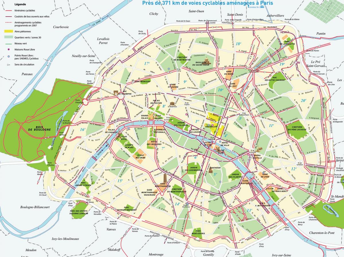 Карта велосипедних доріжок