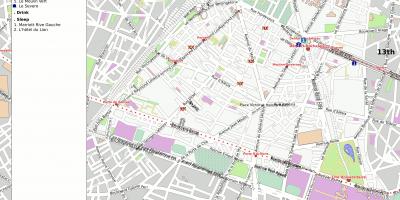 Карта 14-му окрузі Парижа