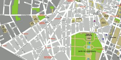 Карта 6-му окрузі Парижа