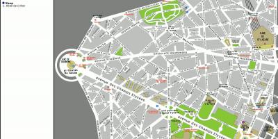 Карта 8-му окрузі Парижа