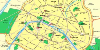 Карта паризького станцій