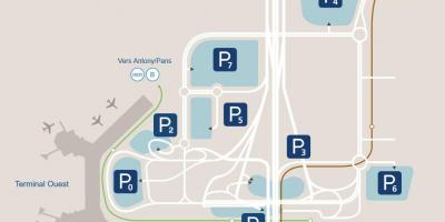 Карта Орлі аеропорт